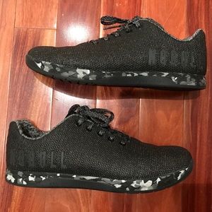 NoBull Black Heather Granite Mens Trainer Size 10